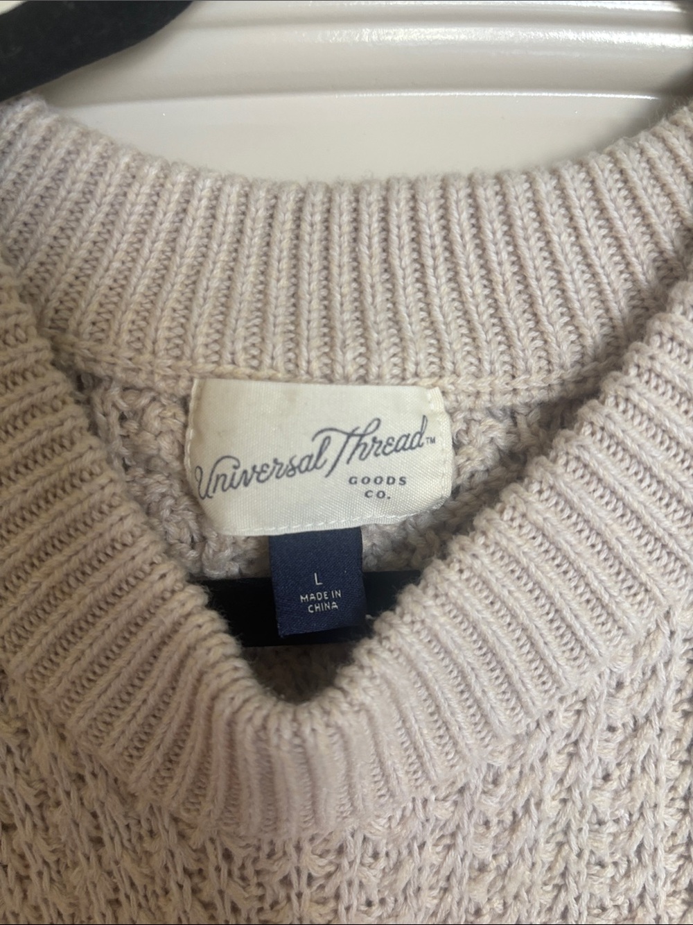 Universal Thread Cream Knit Sweater - Picture 2 of 2